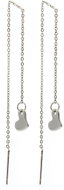 Bruno Stringing chain earrings HEART - Earrings