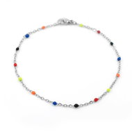 BRUNO Náramek s kuličkami BAREVNÝ Délka: 19 cm - Bracelet