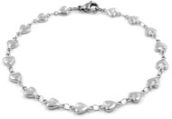 BRUNO Srdíčkový náramek V Délka: 19 cm - Bracelet
