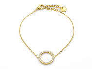 BRUNO RING bracelet with crystals GOLD - Bracelet
