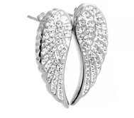 BRUNO ANGEL WINGS earrings with crystals - Earrings
