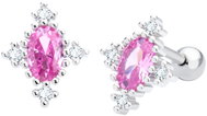 BRUNO RHOMBUS earrings with crystals - Earrings
