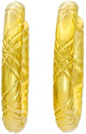 BRUNO CROSS GOLD hoop earrings - Earrings