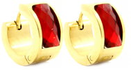 BRUNO Red GOLD hoop earrings - Earrings
