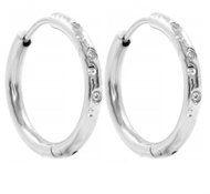 BRUNO stone hoop earrings - Earrings