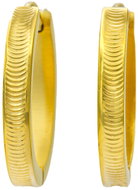 BRUNO WAVE Gold hoop earrings - Earrings