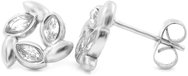 BRUNO LEAVES earrings with crystals - Earrings