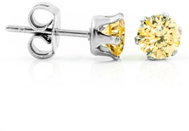 BRUNO champagne stone earrings 0.5cm - Earrings