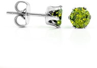 BRUNO green crystal earrings 0.4cm - Earrings