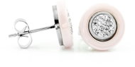 BRUNO Earrings with pink stones - Earrings