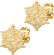 BRUNO SNOWFLAKE rose GOLD earrings - Earrings