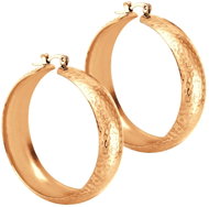 BRUNO patterned hoop earrings rose GOLD - Earrings