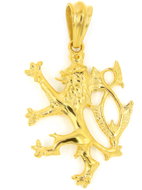 Bruno Bohemian Lion, Gold - Charm