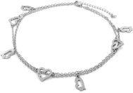 Bruno Double leg chain Infinity in a heart - Chain Necklace