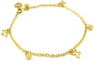 Bruno Leg Chain Butterflies Gold - Chain Necklace