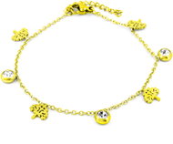 Bruno Tree of Life Chain with Rhinestones Gold - Chain Necklace
