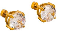 Flânerie by MAIQ Náušnice Avenn kruh 18K Gold Plated - Earrings