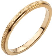 BRUNO Jemný prsten s pískováním Rose Gold vel. 9 (EU 59-61) - Ring