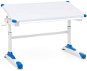 BRÜXXI Alia 119 cm, biely/modrý - Písací stôl