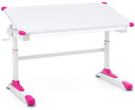 Brüxxi Alia 119 cm, white / pink - Desk