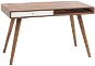 Brüxxi Beet with drawer 120 cm, Sheesham solid wood, white - Desk