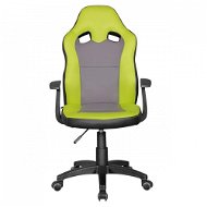 Brüxxi Speedy, synthetic leather, green - Gyerek íróasztal szék