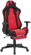 BRÜXXI Loren, textil huzat, fekete/piros - Gamer szék