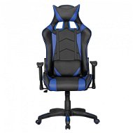 BRÜXXI Score, syntetická koža, čierna/modrá - Herná stolička