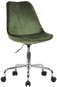 Brüxxi Leon, velvet, green - Office Chair