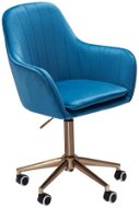 Brüxxi Silen, velvet, blue - Irodai szék