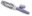 Olivia Garden Fingerbrush Combo Hair Brush Small Violet