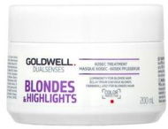 GOLDWELL Dualsenses Blondes & Highlights 60sec Treatment maszk szőke hajra 200 ml - Hajpakolás