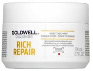 GOLDWELL Dualsenses Rich Repair 60sec Treatment maska na suché a poškodené vlasy 200 ml - Maska na vlasy