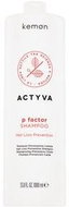 Kemon Actyva P Factor Shampoo nourishing shampoo for thinning hair 1000 ml - Shampoo