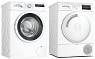 BOSCH WAN28162BY + BOSCH WTR84TW0CS - Washer Dryer Set