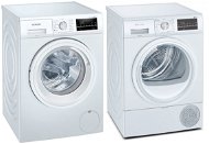 SIEMENS WM14UT61CS + SIEMENS WT47RTW0CS - Washer Dryer Set