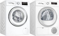 BOSCH WAU28T62BY + BOSCH WTH85291BY - Washer Dryer Set