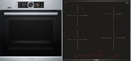 BOSCH HSG636XS6 + BOSCH PIE675DC1E - Oven & Cooktop Set