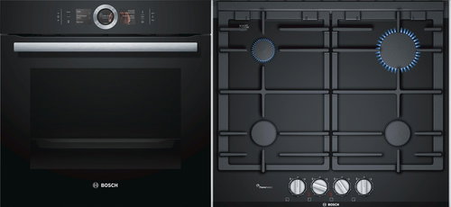 BOSCH HSG636BB1 + BOSCH PRP6A6D70 - Oven & Cooktop Set - Main image