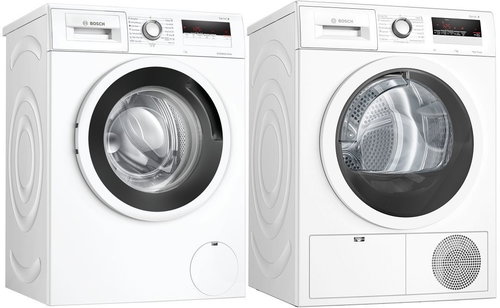BOSCH WAN28162BY + BOSCH WTH85202BY - Washer Dryer Set - Main image
