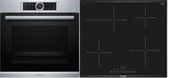 BOSCH HBG6750S1 + BOSCH PIF675FC1E - Oven & Cooktop Set