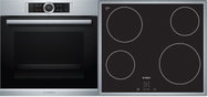 BOSCH HBG6750S1 + BOSCH PKE645D17E - Oven & Cooktop Set