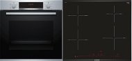 BOSCH HBA513BS1 + BOSCH PIE675DC1E - Oven & Cooktop Set
