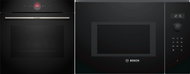 BOSCH HBG7721B2 + BOSCH BFL554MB0 - Set vestavná trouba a mikrovlnná trouba