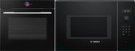 BOSCH HBG7321B1 + BOSCH BFL554MB0 - Sütő és mikrohullámú sütő szett