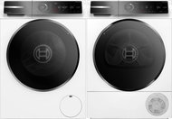 BOSCH WGB25602CS Series 8 + BOSCH WQB246DMBY Series 8 - Washer Dryer Set