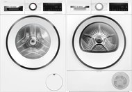 BOSCH WGG244F2BY Series 6 + BOSCH WQG243D9CS Series 6 - Washer Dryer Set