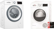 BOSCH WAT28480CS + BOSCH WTW87467CS - Washer Dryer Set