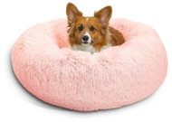 Best Friends By Sheri Pelech pro psy Donut Shag růžový - Pet Bed