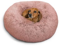Best Friends By Sheri Pelech pro psy Donut Shag starorůžový - Pet Bed